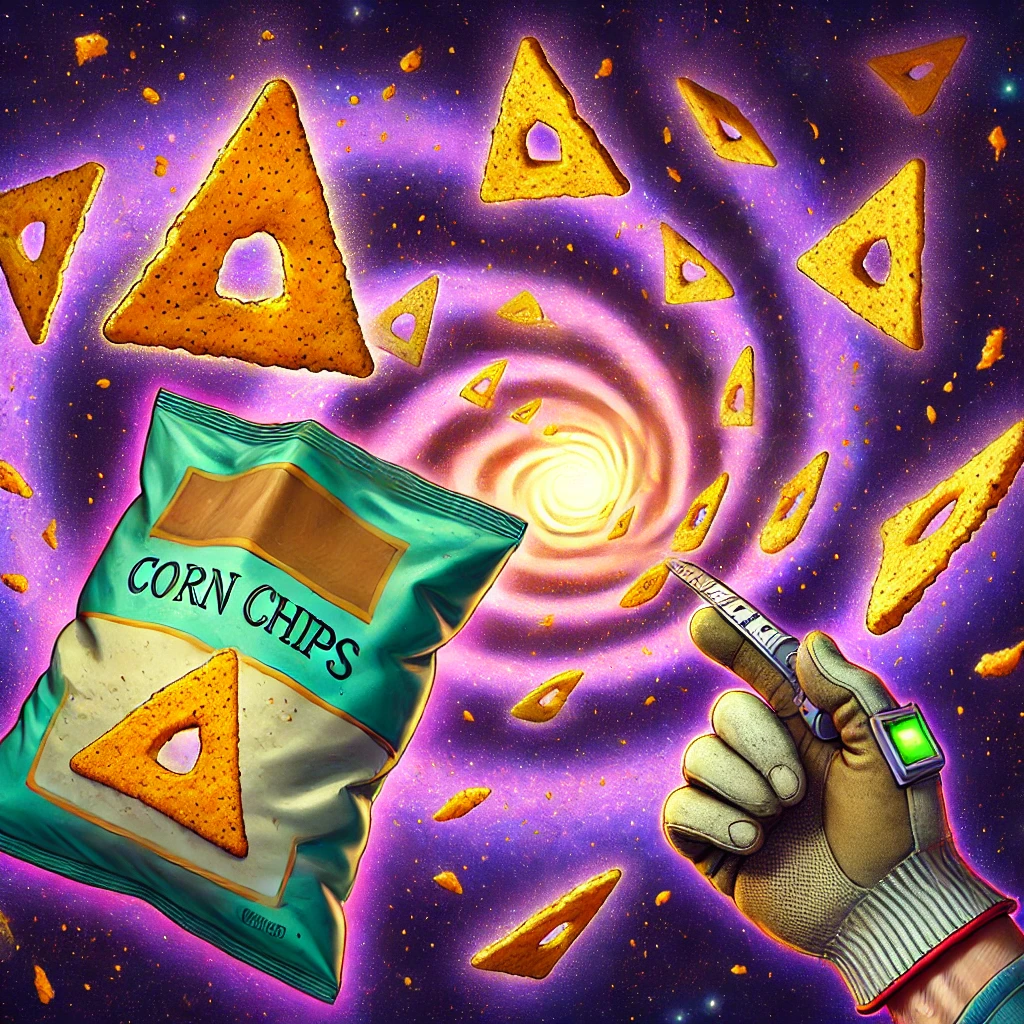 The Day I Realized My Doritos Bag Was Actually A Portal To Understanding Parallel Universes